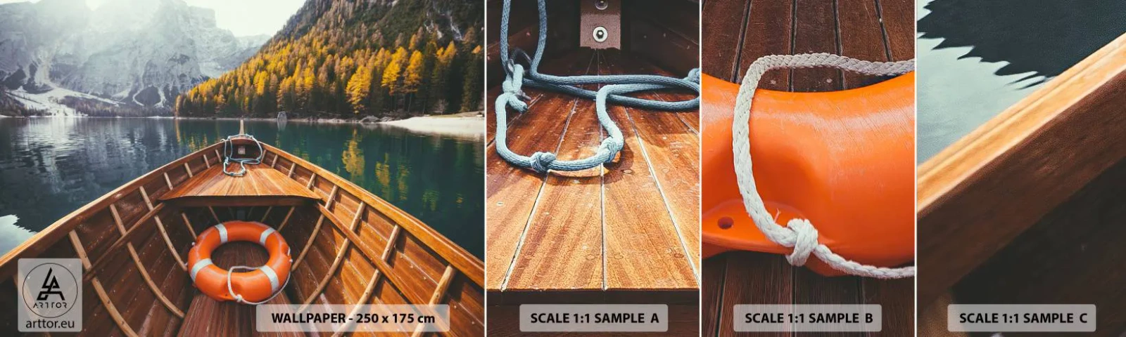 Fototapeta Vzorek Standard Eco - Horská túra - Krajina, hory, Alpy - 100x30 cm