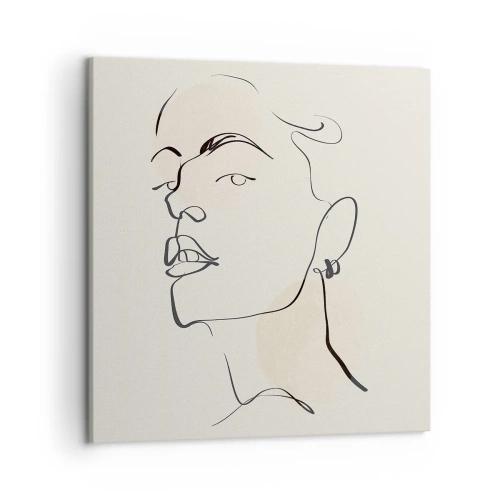 Obraz na plátně - Hrdý pohled - 50x50 cm