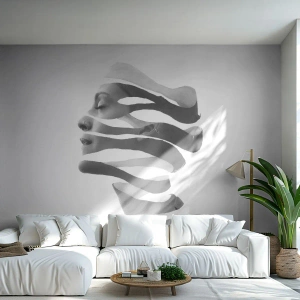 Fototapeta Premium Sand - Surrealistický portrét - Abstrakce, Kus, Žena - 100x70 cm