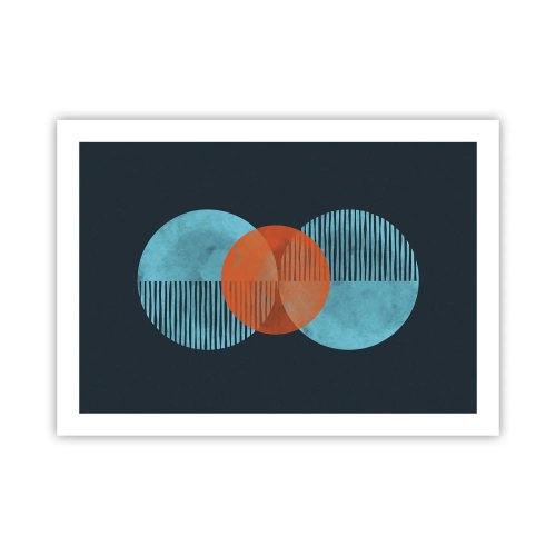 Plakát - Symetrická kompozice - 70x50 cm