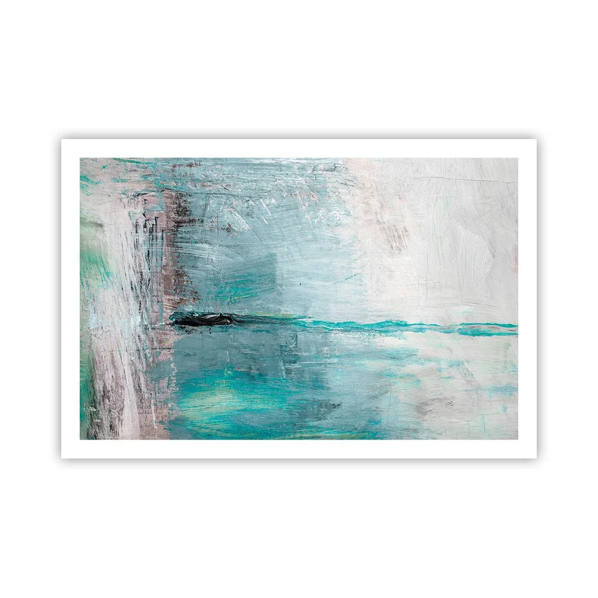 Plakát - Horizontálně v modři - 91x61 cm
