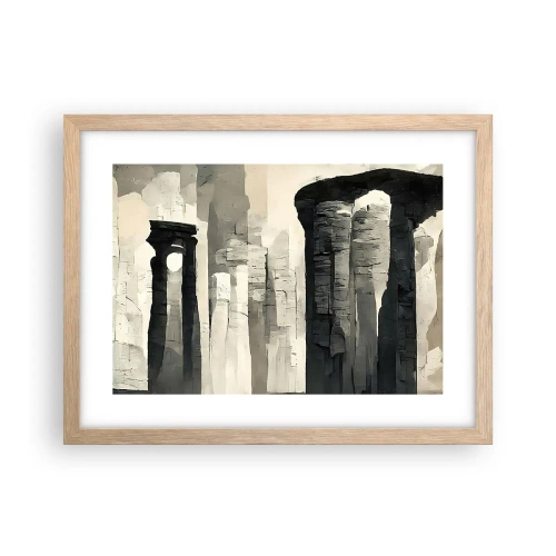 Plakát v rámu světlý dub - Majestátnost starožitnosti - 40x30 cm