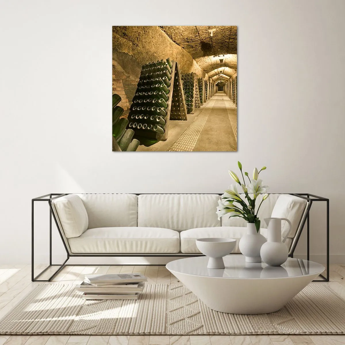 Obraz na skle - Narozeniny chuti - 70x70 cm