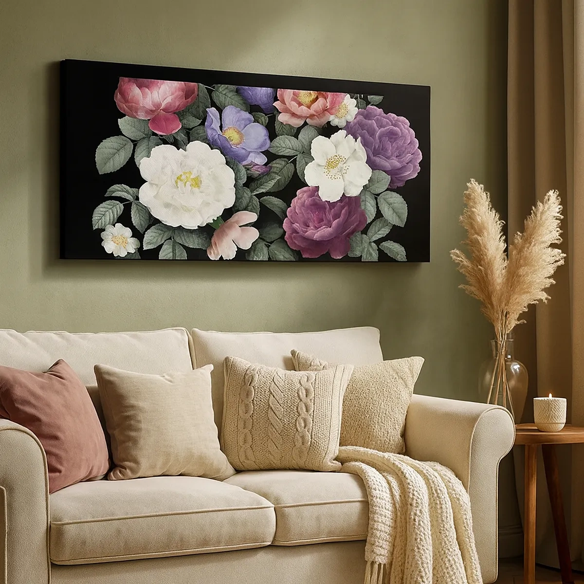 Obraz na plátně - Z anglické zahrady - 30x30 cm