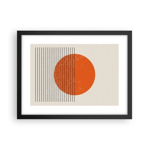 Plakát v černém rámu - Vždy slunce - 40x30 cm
