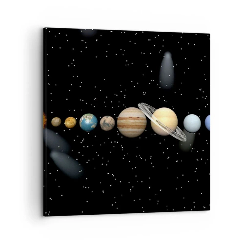Obraz na plátně - A planety šílejí, šílejí… - 60x60 cm