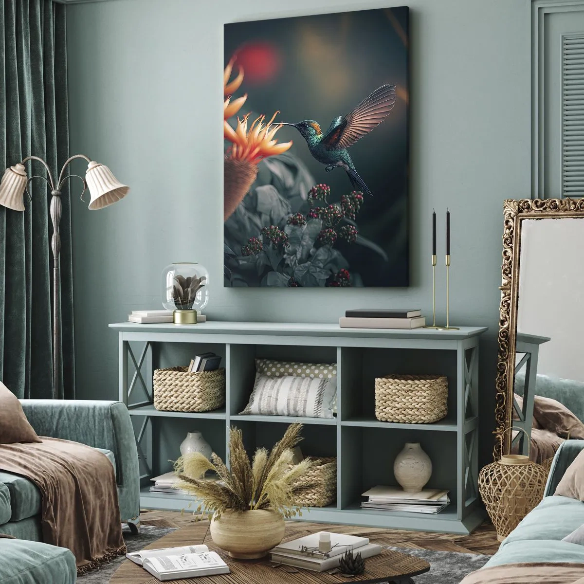 Obraz na plátně - Skutečně pestrý život - 70x100 cm