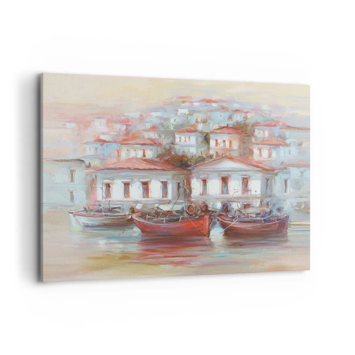 Obraz na plátně - Šťastné městečko - 120x80 cm