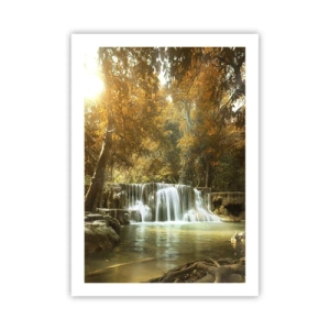 Plakát - Parkový vodopád - 50x70 cm