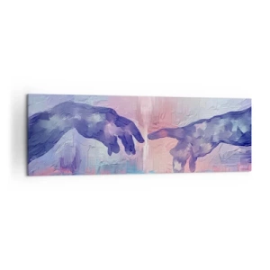 Obraz na plátně - Božská jiskra života - 160x50 cm