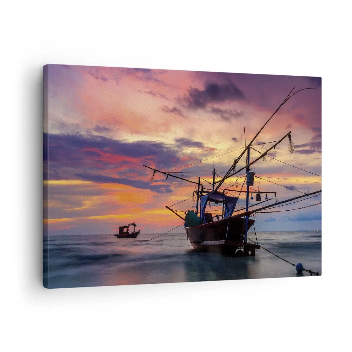 Obraz na plátně - Exotický večer - 70x50 cm