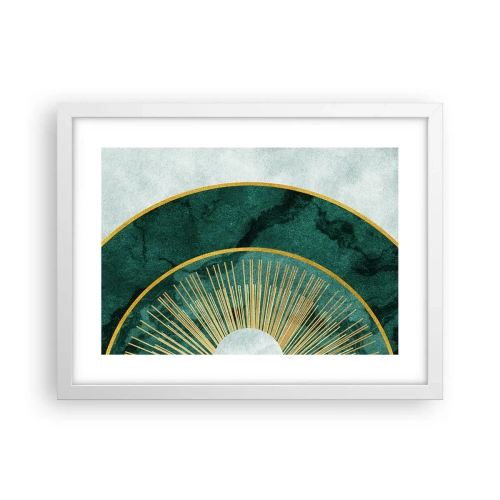 Plakát v bílém rámu - Jiná sluneční soustava - 40x30 cm