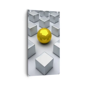 Obraz na plátně - Proč já? Geometrická kompozice - 65x120 cm