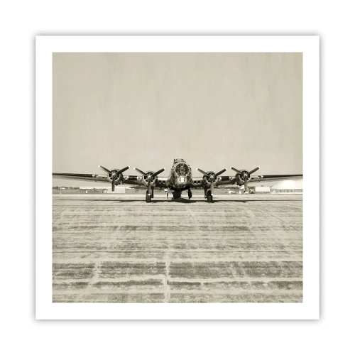 Plakát - Jako vždy připraven - 60x60 cm