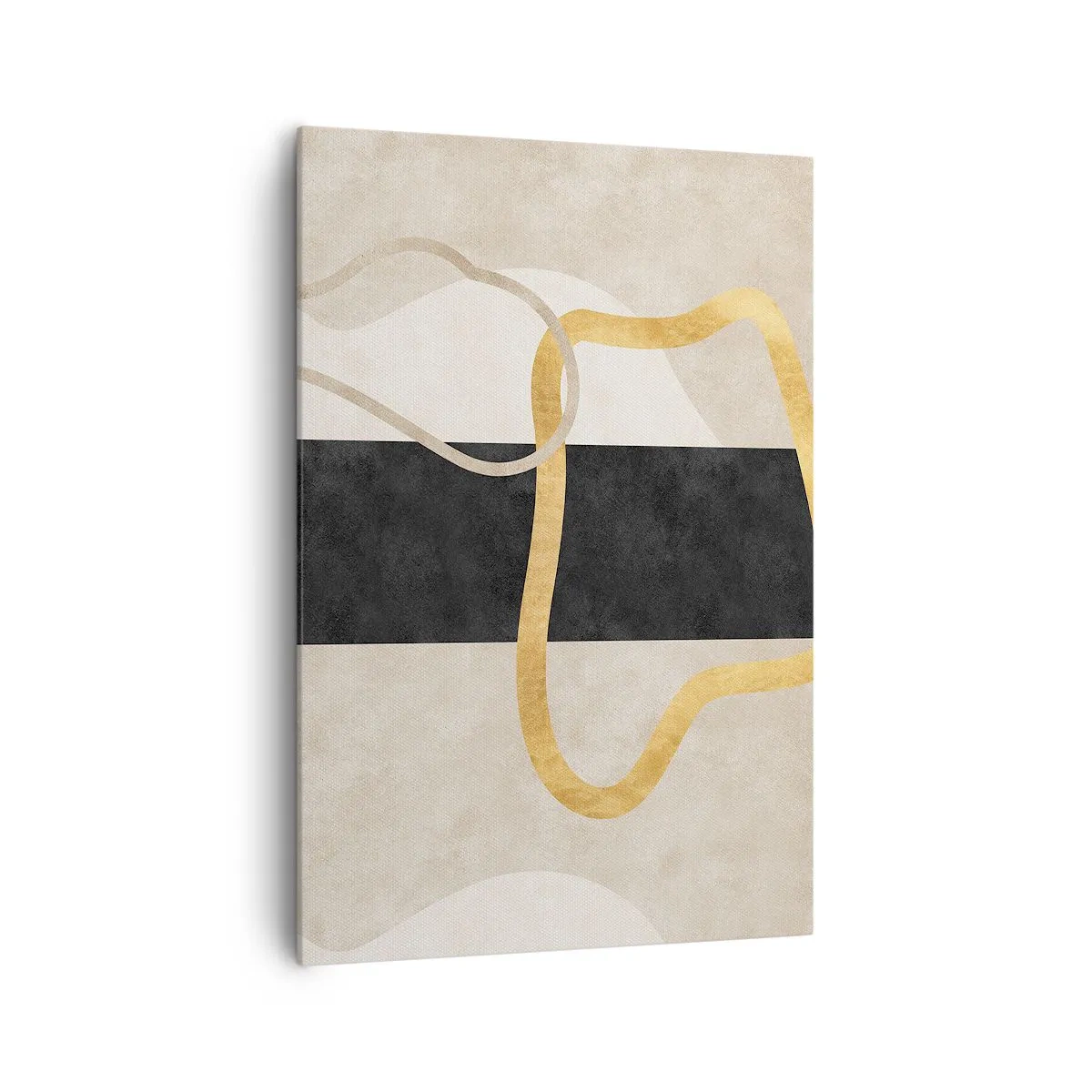 Obraz na plátně - Tvary ve smyčce - 70x100 cm