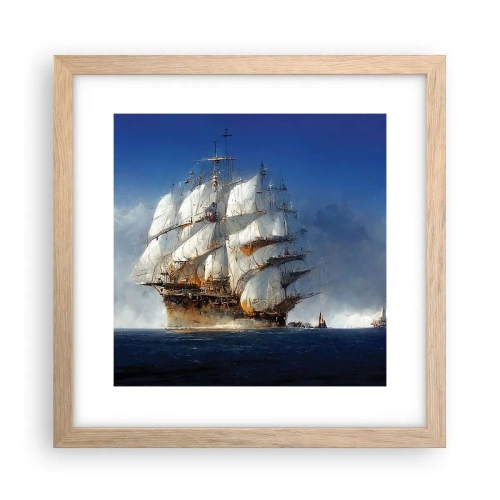 Plakát v rámu světlý dub - The great glory! - 30x30 cm