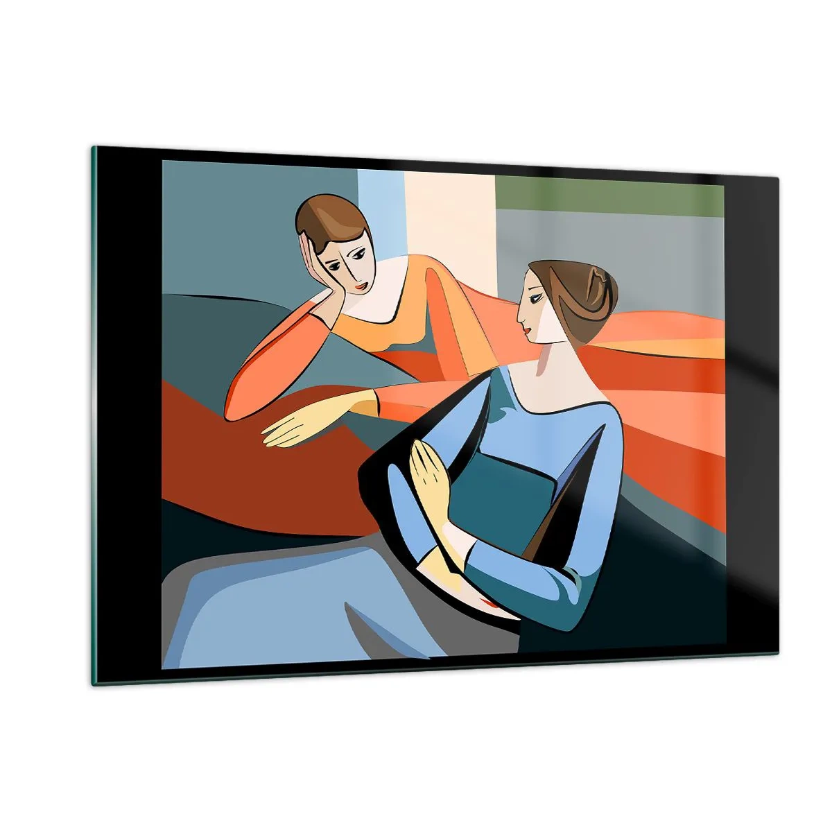 Obraz na skle - Chvíle svěření - 120x80 cm