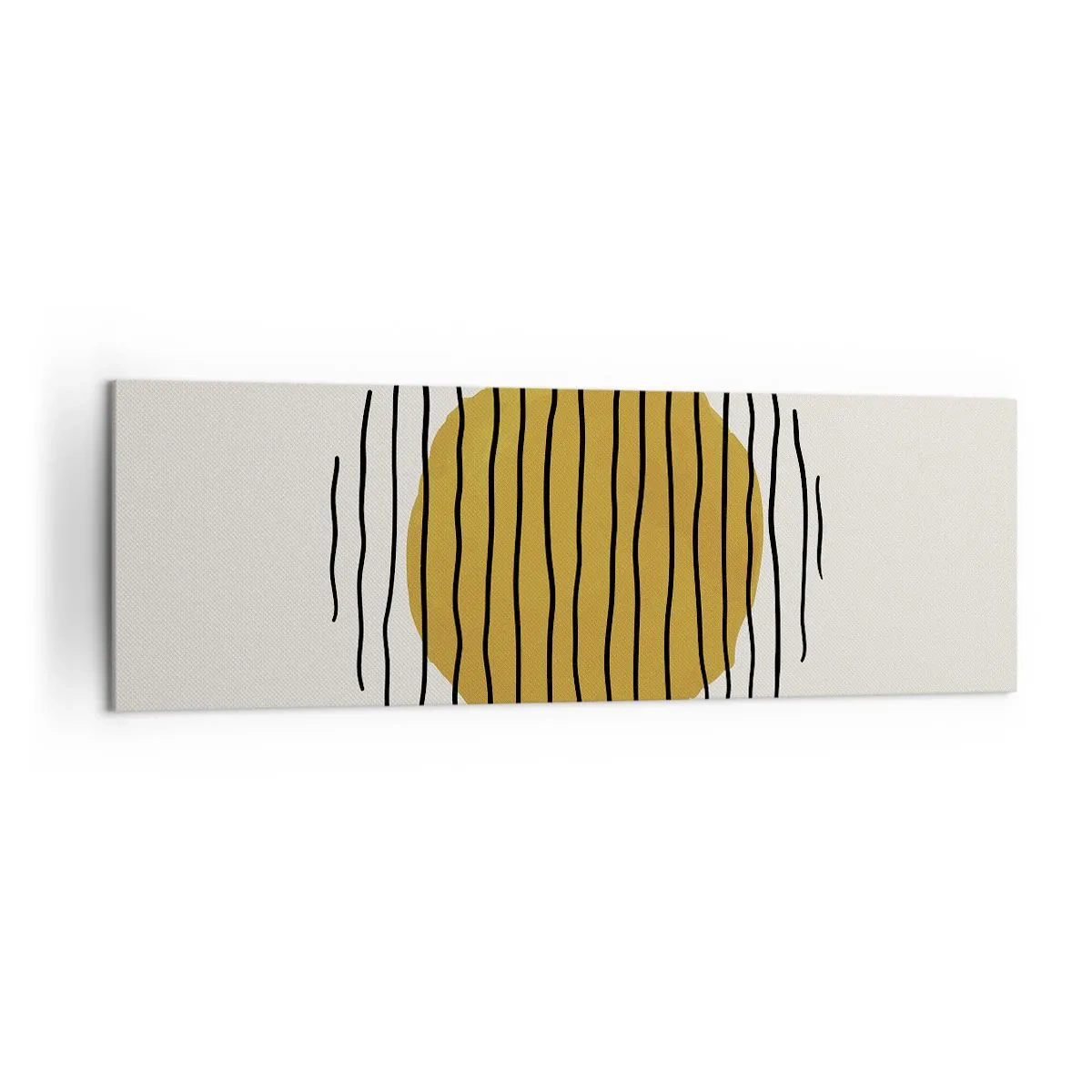 Obraz na plátně - Abstrakce chvějící se žárem - 160x50 cm