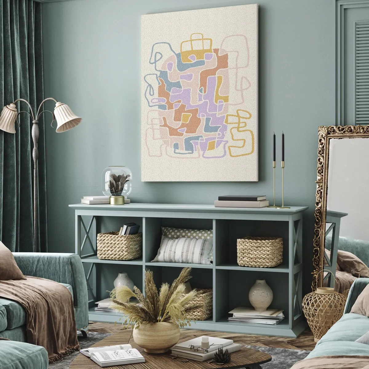 Obraz na plátně - Labyrint – veselé dobrodružství - 80x120 cm