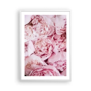 Plakát v bílém rámu - Přitulené a voňavé - 50x70 cm