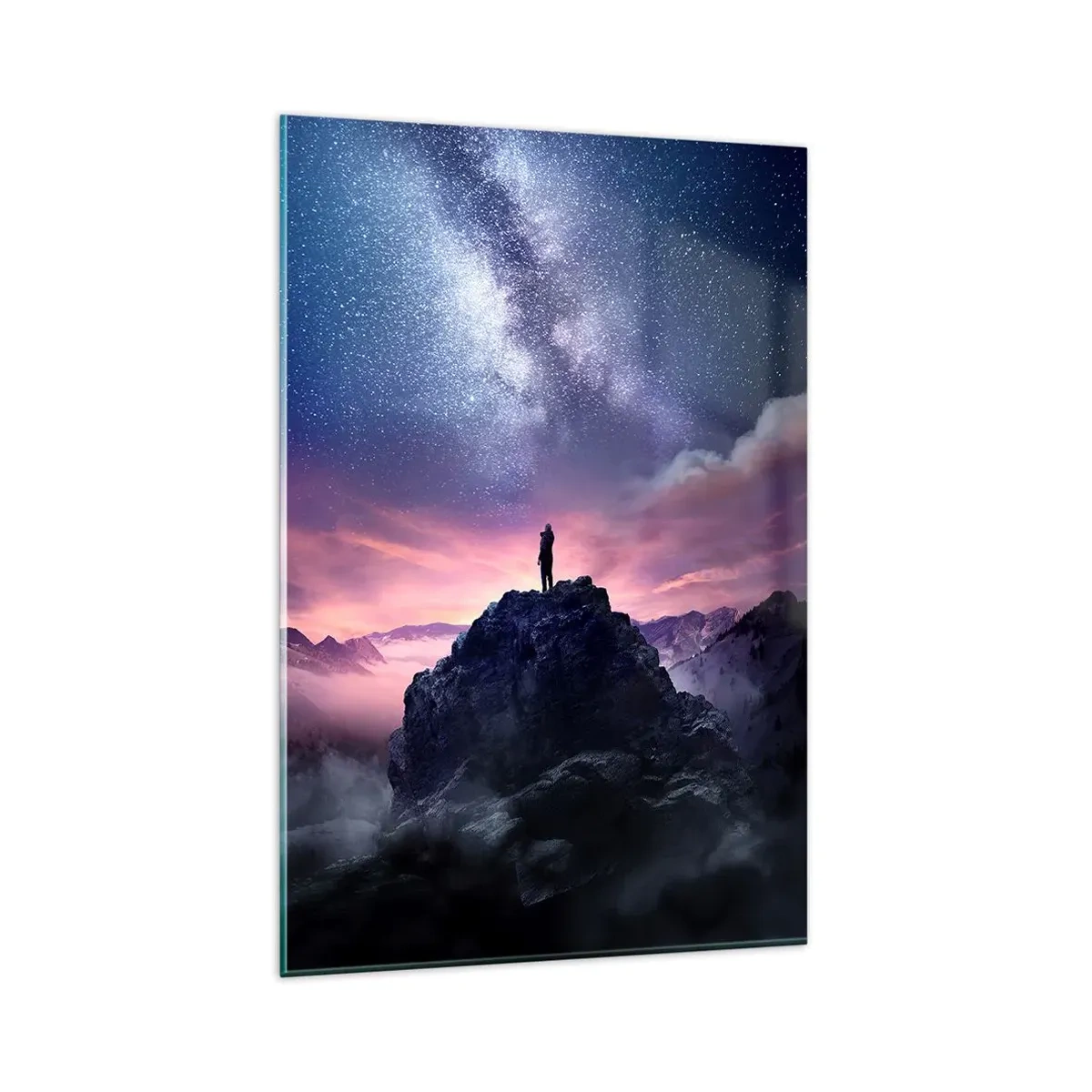 Obraz na skle - A pocítil život - 80x120 cm