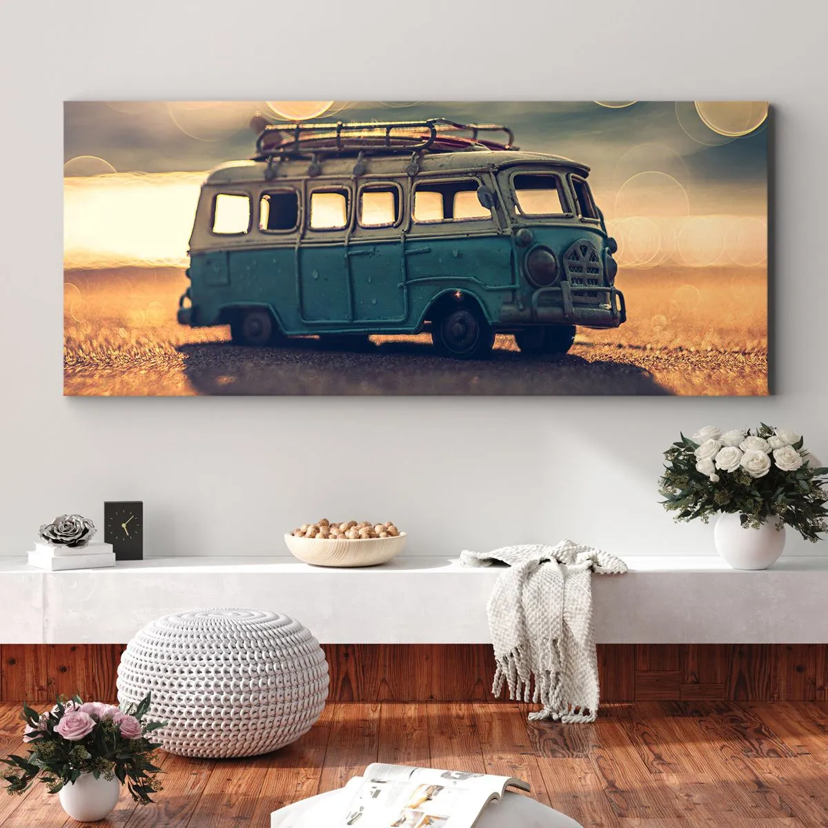 Obraz na plátně - Konec bůžků: peněz a práce - 120x50 cm