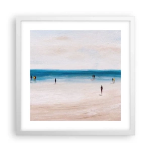 Plakát v bílém rámu - Přirozená potřeba - 40x40 cm