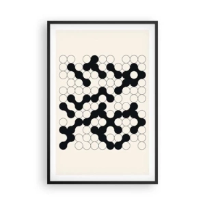 Plakát v černém rámu - Čínská hra – variace - 61x91 cm