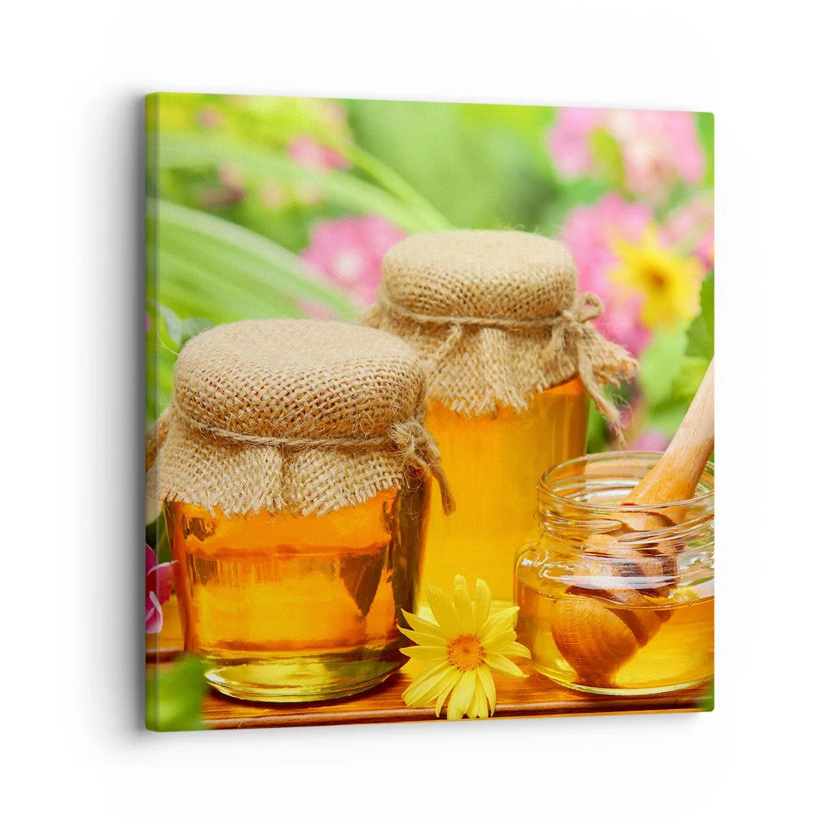 Obraz na plátně - Sladce a květinově - 30x30 cm