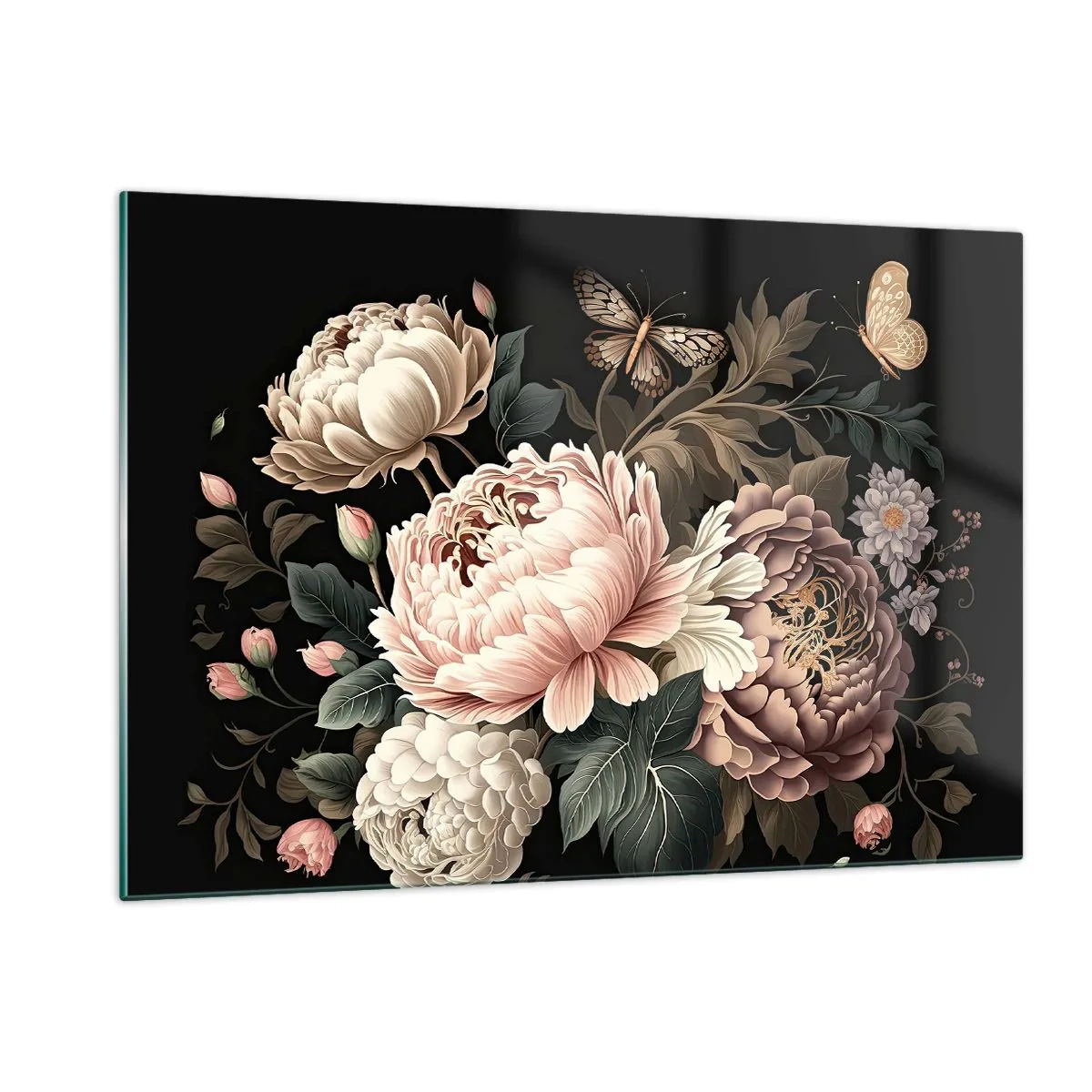 Obraz na skle - V barokním stylu - 120x80 cm