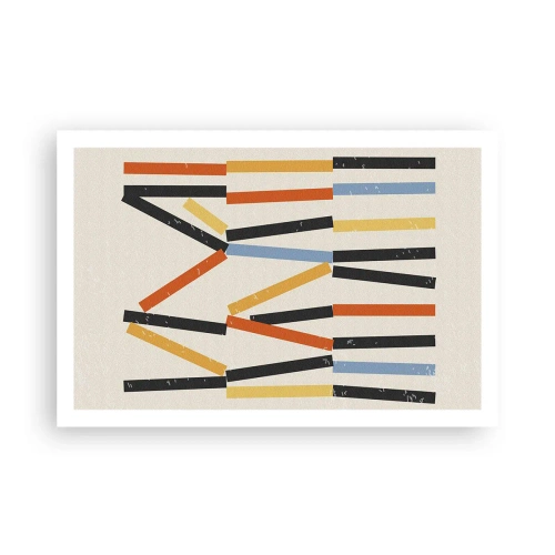 Plakát - Kompozice na úrovni - 91x61 cm