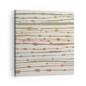 Obraz na plátně - Hudební záznam barev - 50x50 cm