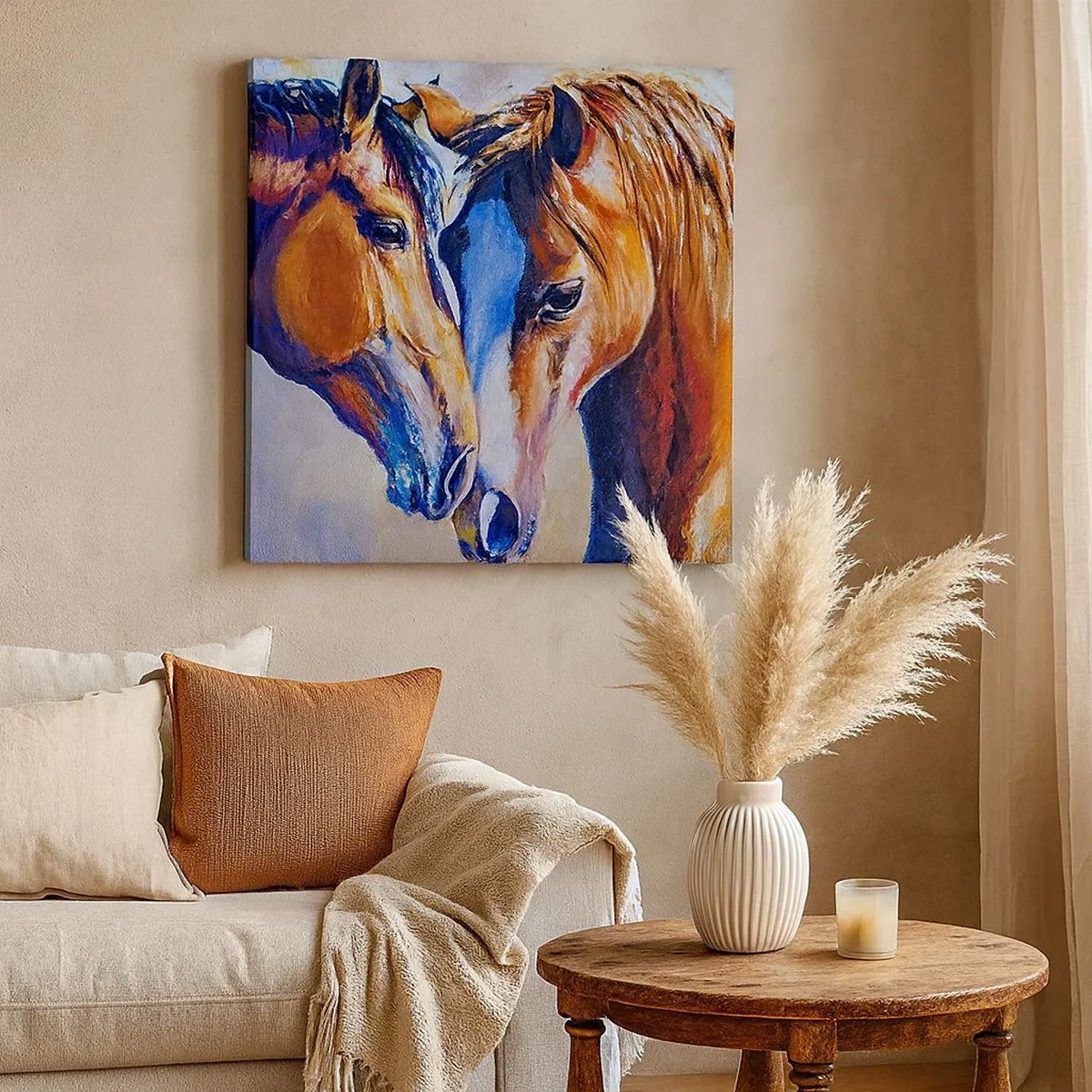 Obraz na plátně - Je to přátelství? Je to láska? - 30x30 cm