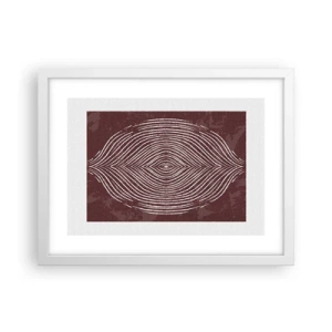 Plakát v bílém rámu - Prostor promlouvá - 40x30 cm