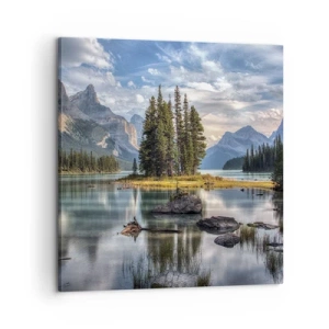 Obraz na plátně - U velké a čisté vody… - 60x60 cm