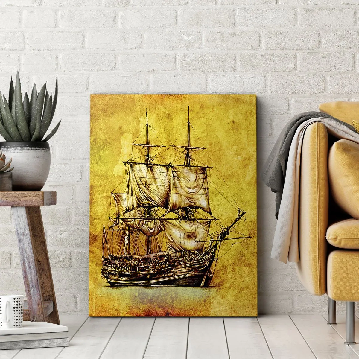 Obraz na plátně - Směr Tortuga! - 50x70 cm