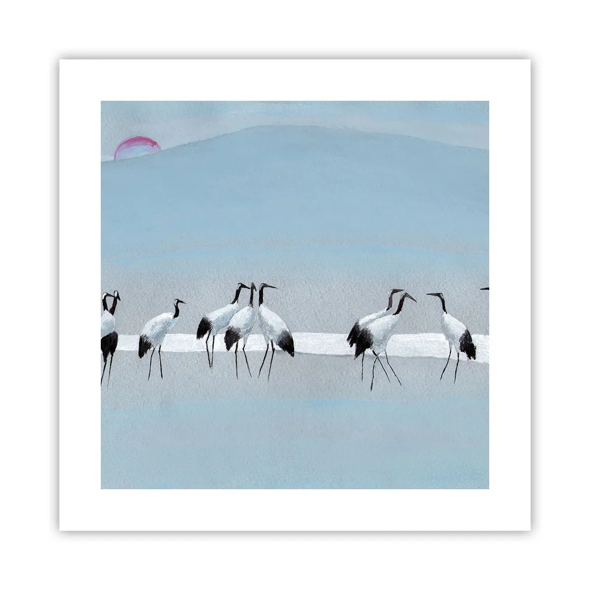 Plakát - Po horkém dni - 40x40 cm