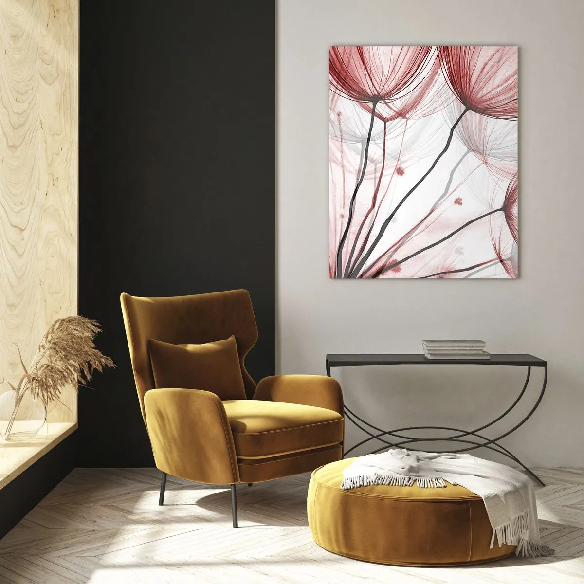 Obraz na skle - Před odletem - 50x70 cm