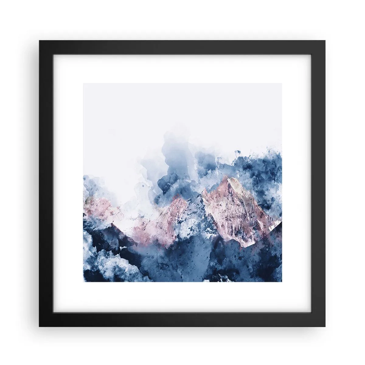 Plakát v černém rámu - To jsou vrcholy! - 30x30 cm
