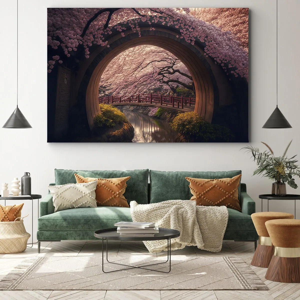 Obraz na plátně - Japonské jaro - 70x50 cm
