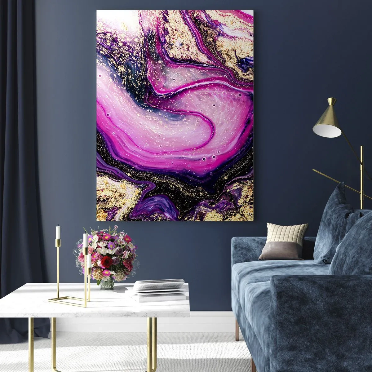 Obraz na skle - Okamžik v zákulisí - 50x70 cm