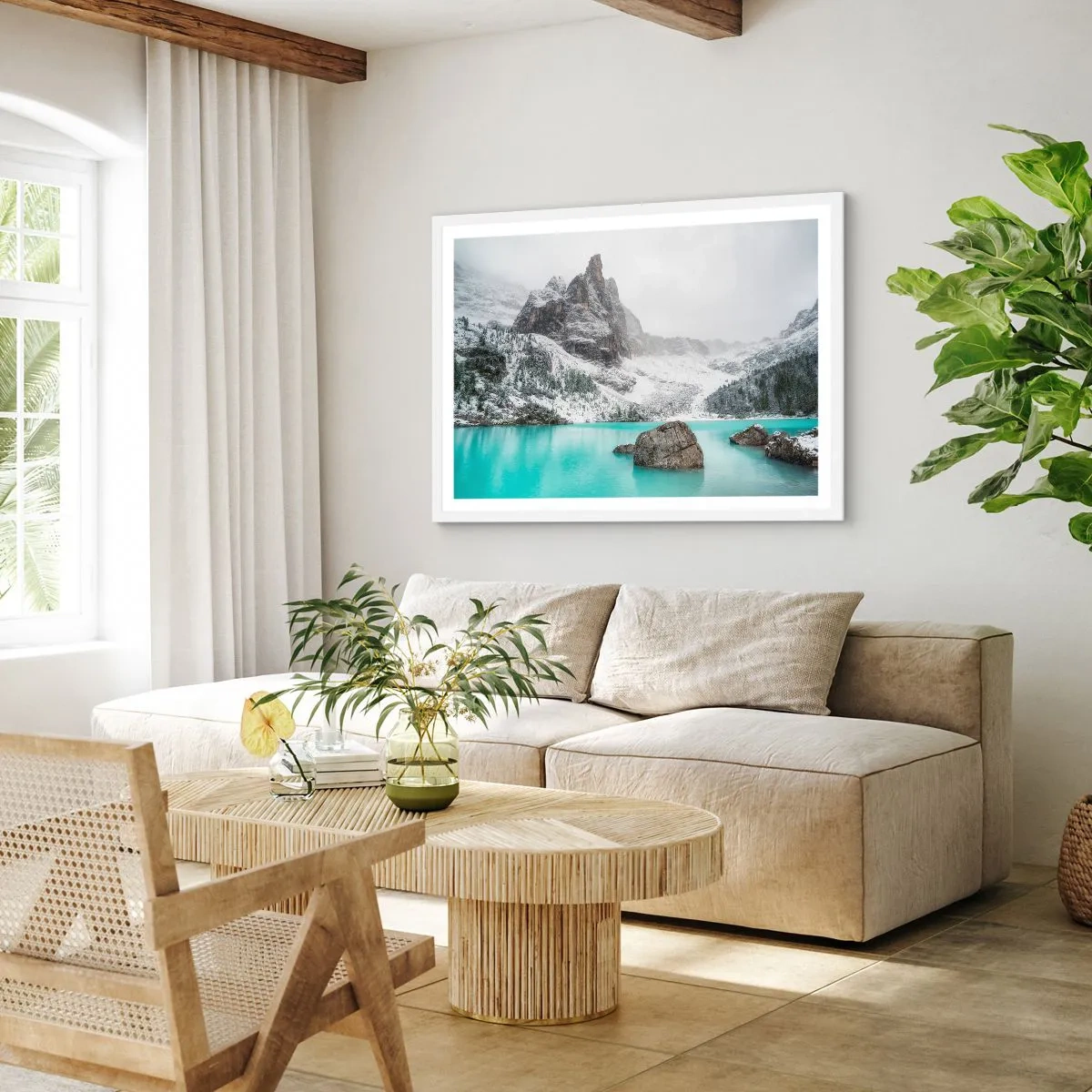 Plakát v bílém rámu - Na stráži - 91x61 cm