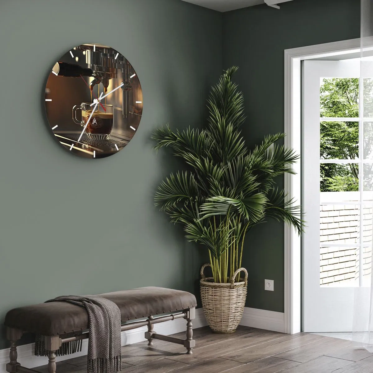 Nástěnné hodiny - Smyslná směs - 40x40 cm