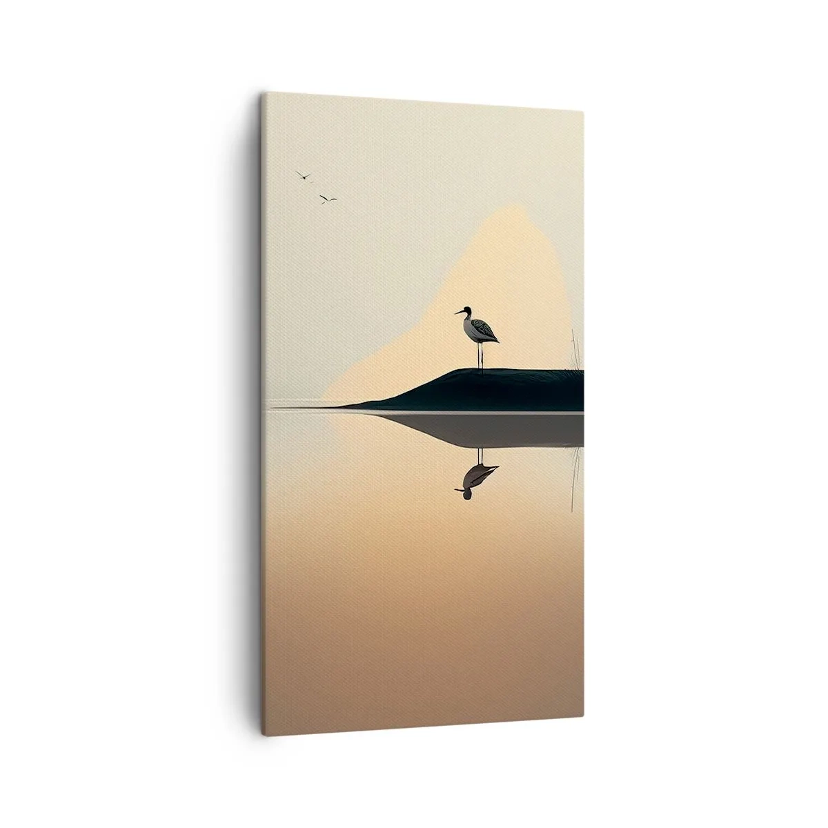 Obraz na plátně - Pán na jezeře - 45x80 cm