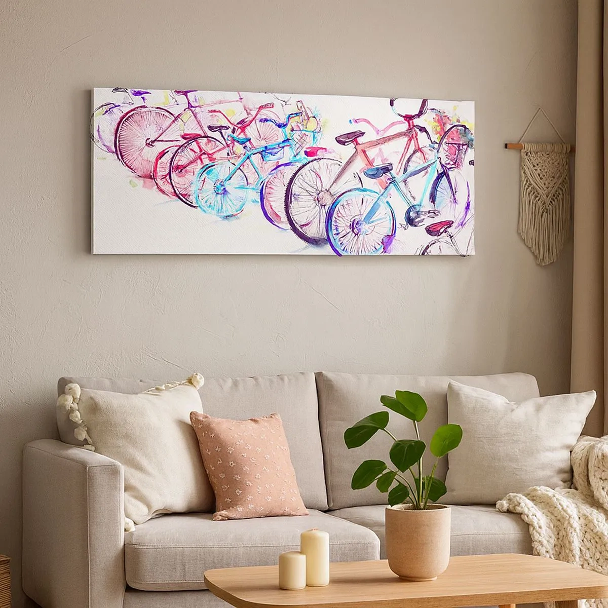 Obraz na plátně - Sjezd Antimoto klubu - 100x40 cm