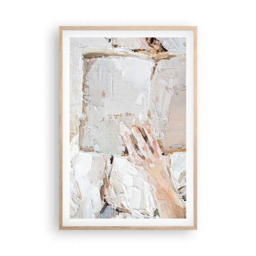 Plakát v rámu světlý dub - V jiném světě - 61x91 cm