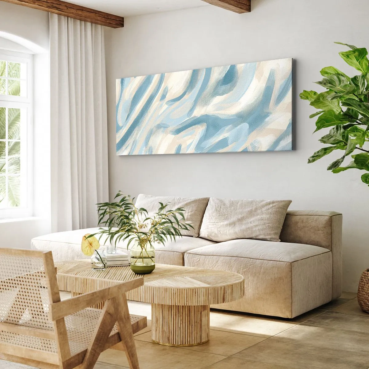 Obraz na plátně - Jarní závany - 100x40 cm