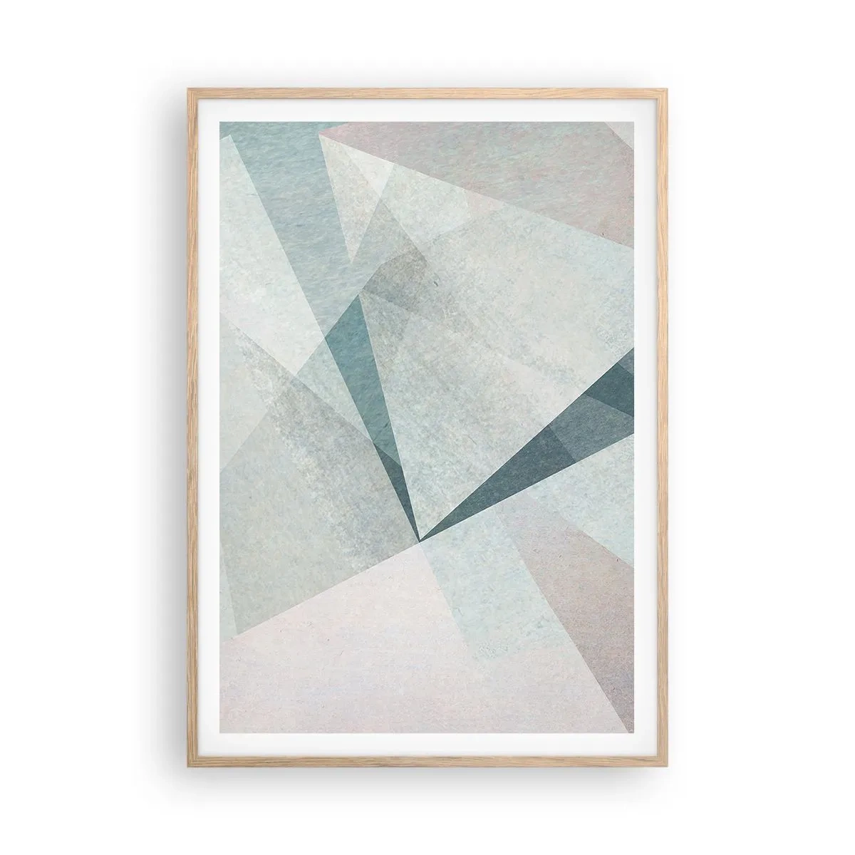 Plakát v rámu světlý dub - V klidu, ale dynamicky - 70x100 cm