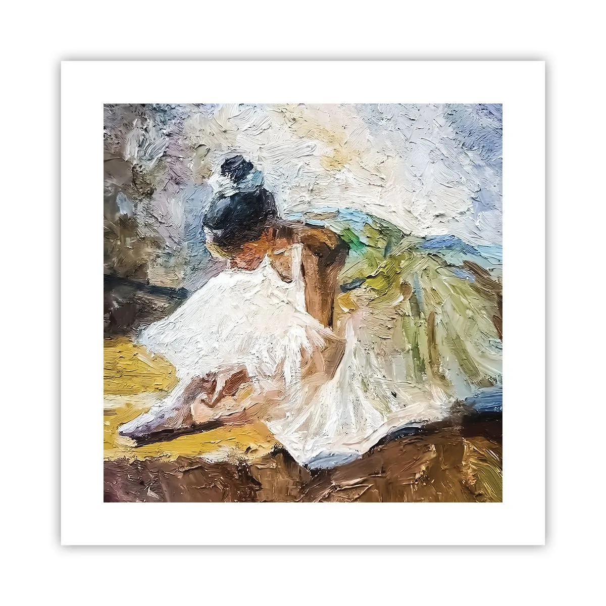 Plakát - Z Degasova obrazu - 40x40 cm