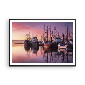 Plakát v černém rámu - Před dalším dnem - 100x70 cm